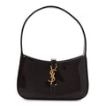 Patent Calfskin Le 5 A 7 Mini Hobo Spicy Chocolate