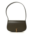 Box Calfskin Mini Voltaire Shoulder Bag  Deep Musk