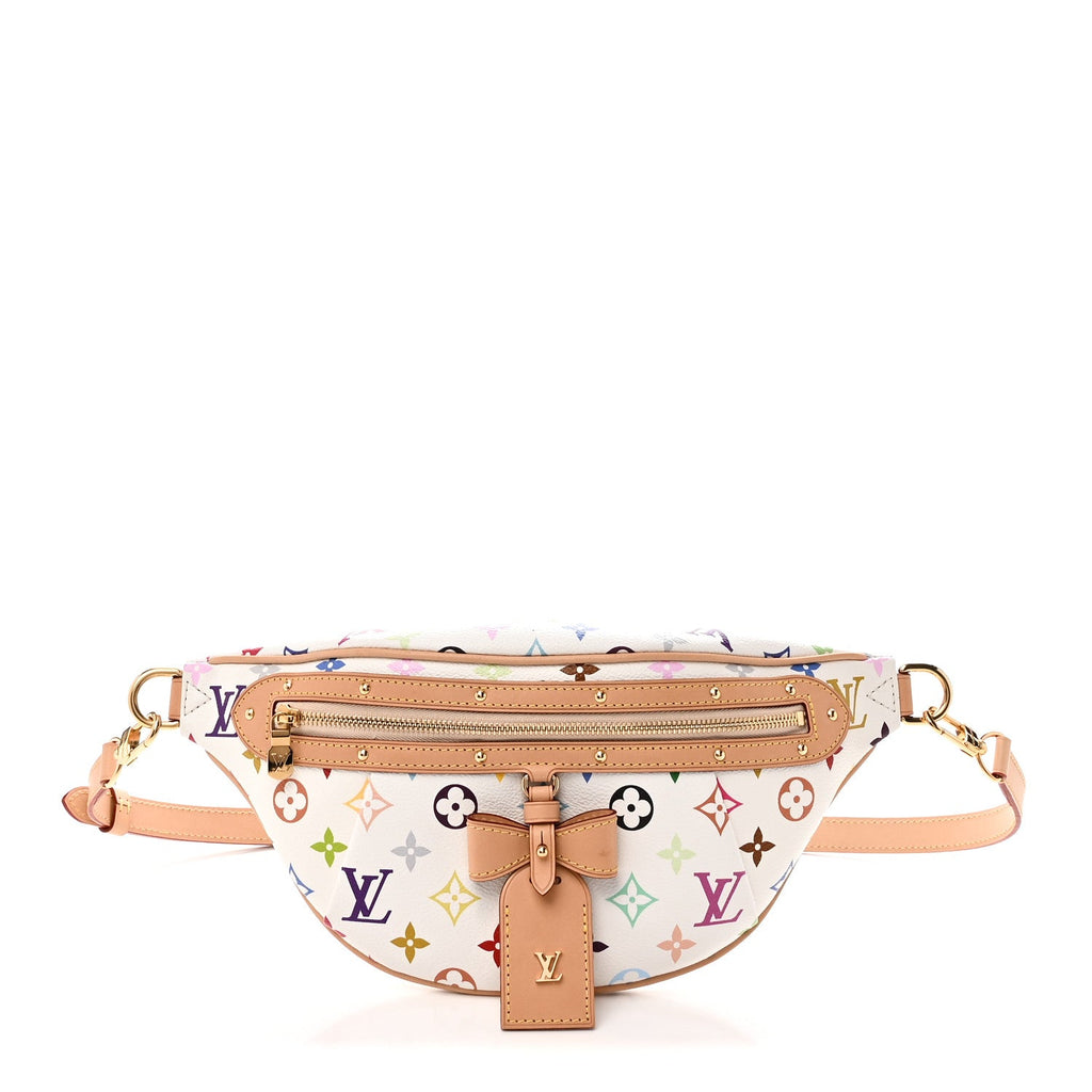 LV X TM Monogram Multicolor High Rise Bumbag White