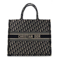 Oblique Large Book Tote Blue Multicolor