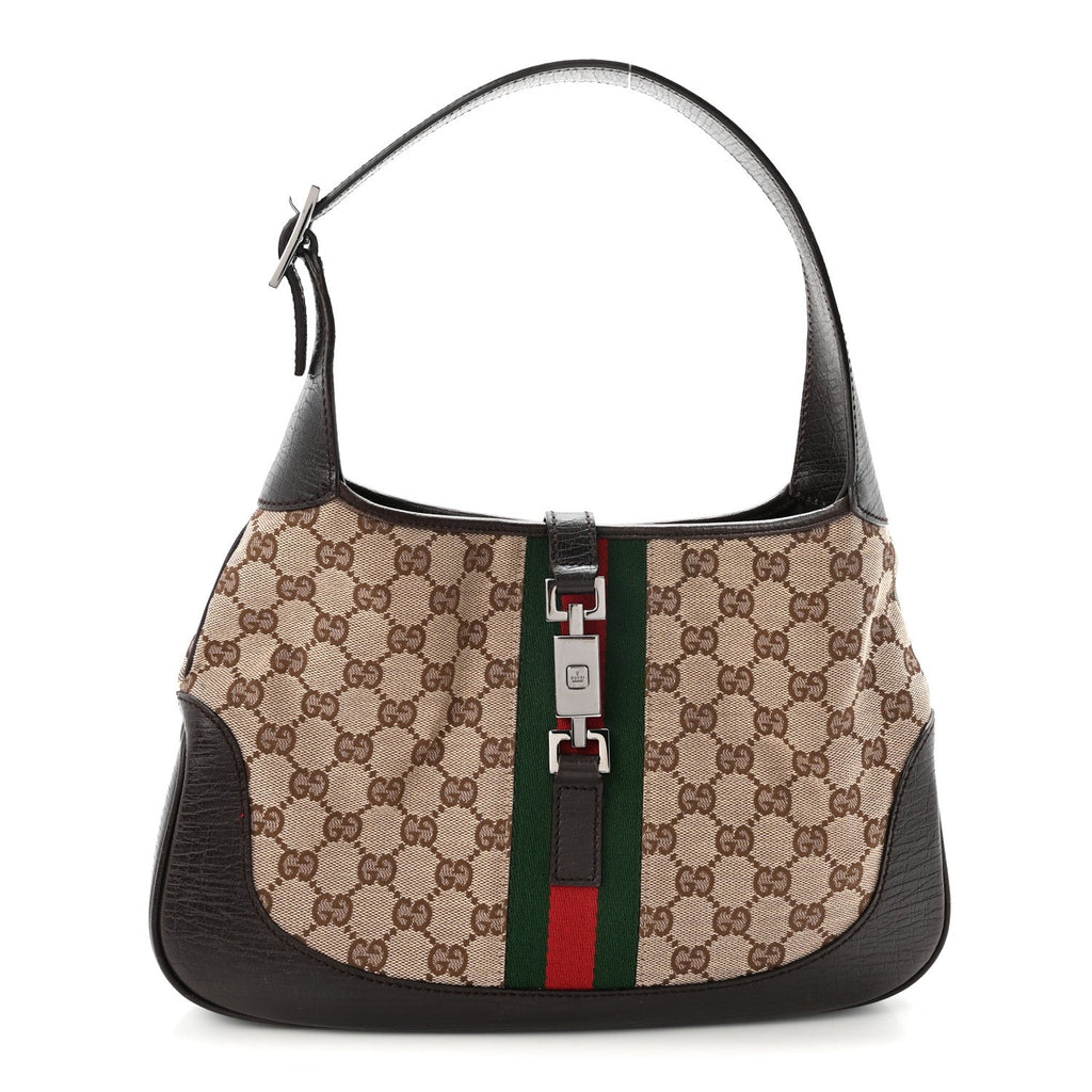 Monogram Web Jackie O Hobo Dark Brown