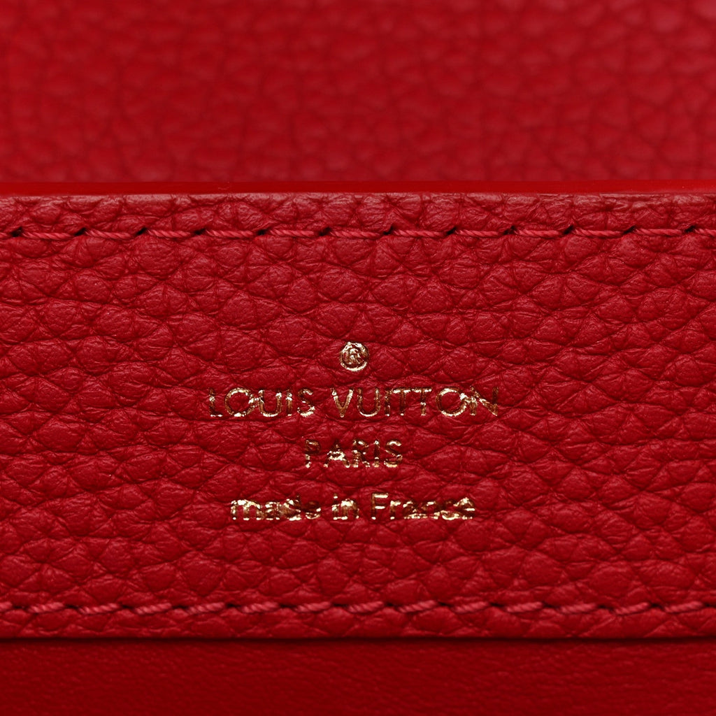 Taurillon Mini Capucines Scarlet