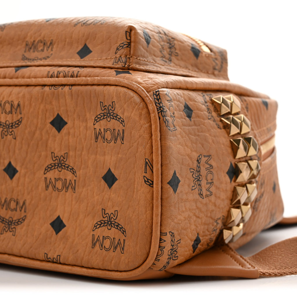 Visetos Side Stud Mini Stark Backpack Cognac