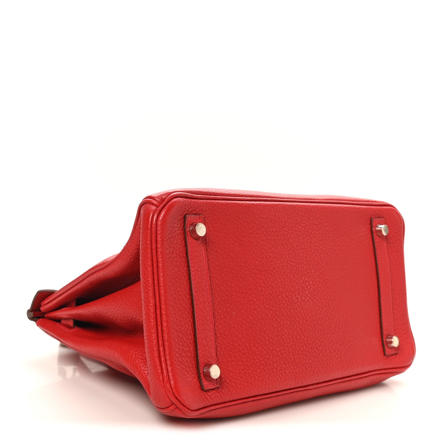 Taurillon Clemence Birkin 30 Rouge Casaque
