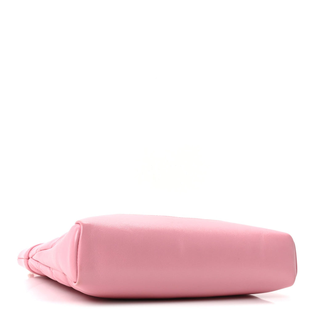 Shiny Lambskin Quilted Mini 31 Shopping Bag Light Pink