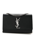 Grain De Poudre Small Monogram Kate Satchel Black