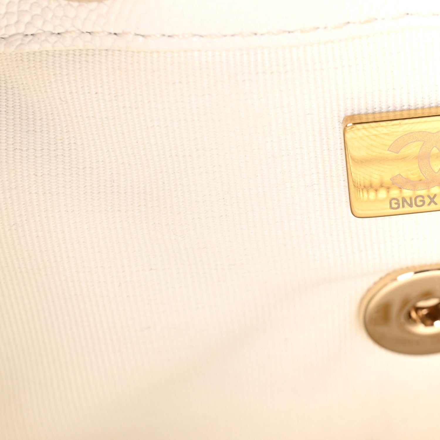 Caviar Quilted Mini Urban Spirit Backpack White White
