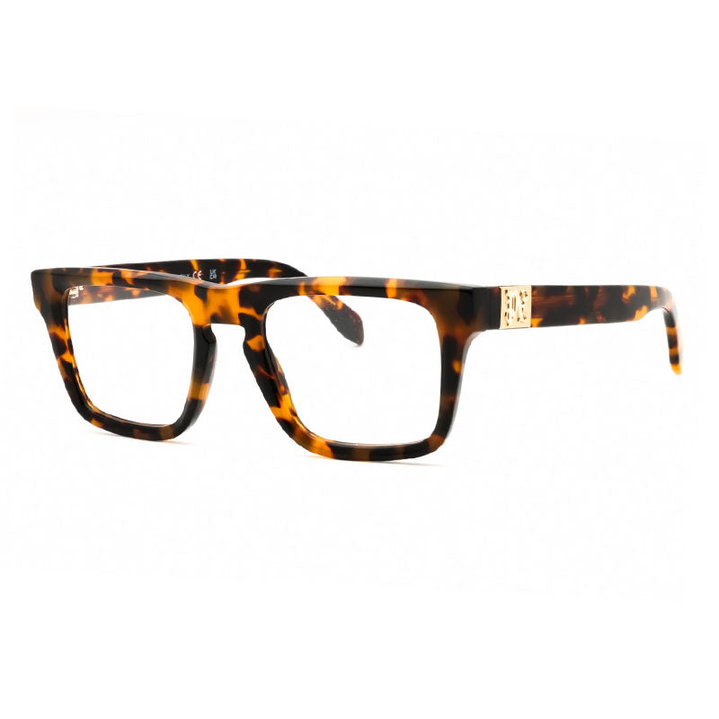 Palm Angels Eyeglasses Square Full Rim, Havana Frame and Clear Demo Lenses Lens PERJ007STYLE76000