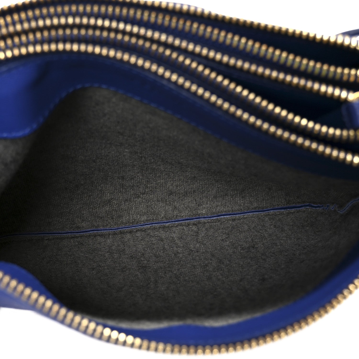Lambskin Small Trio Crossbody Bag Indigo