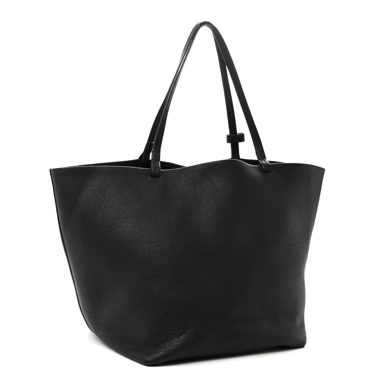 Grained Calfskin Park Tote XL Black