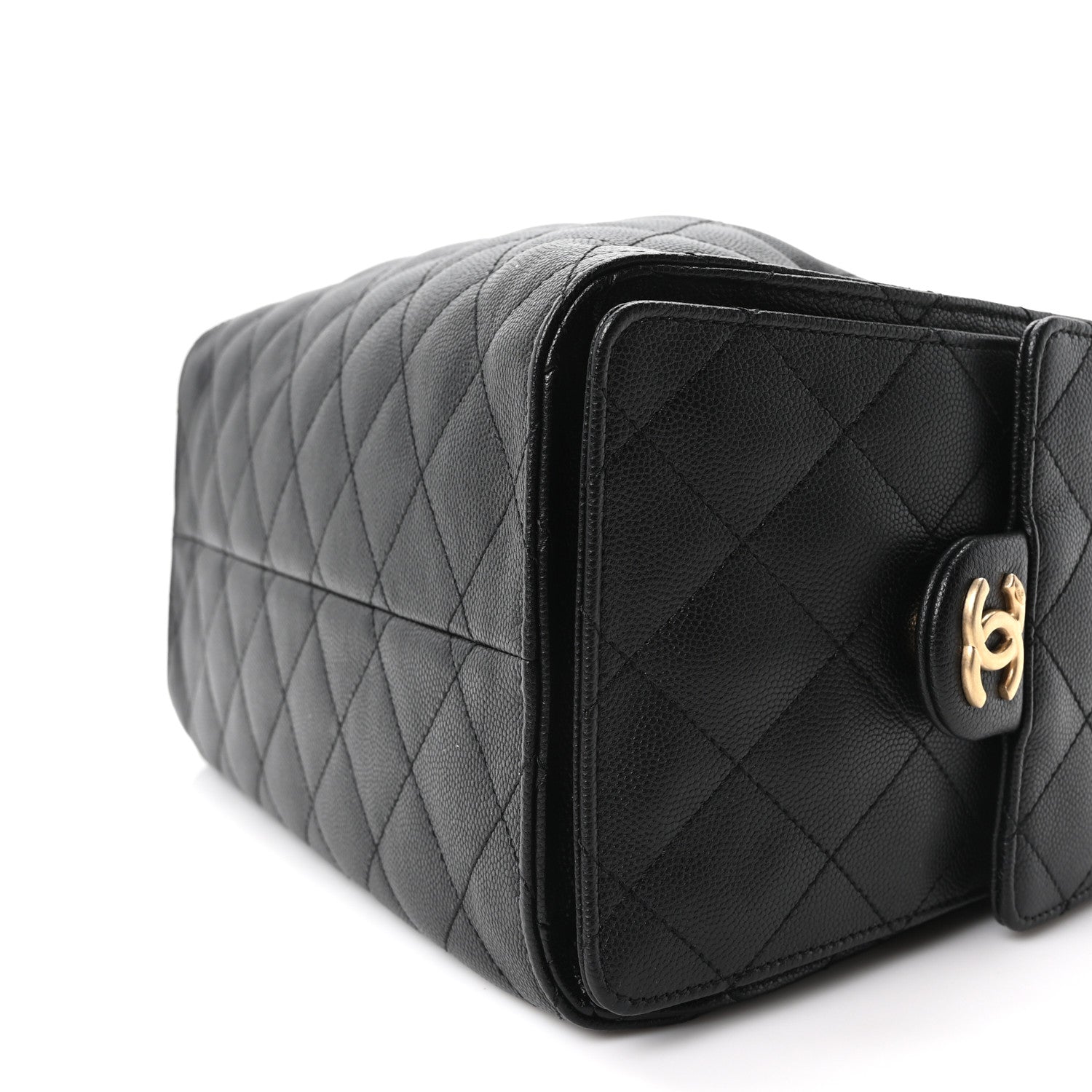 Caviar Quilted Small Chanel 25 Handbag Black