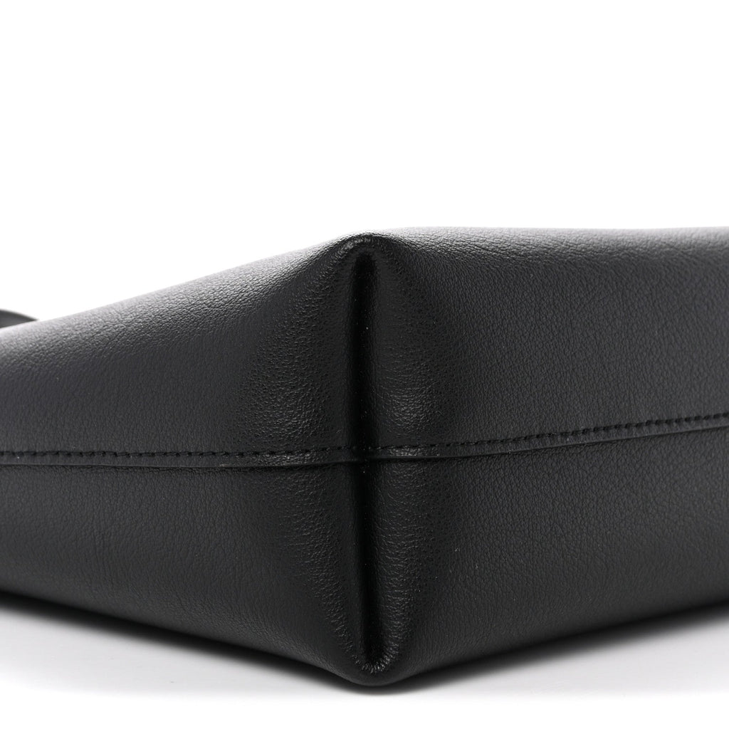 Calfskin Toy Shopping Tote Black
