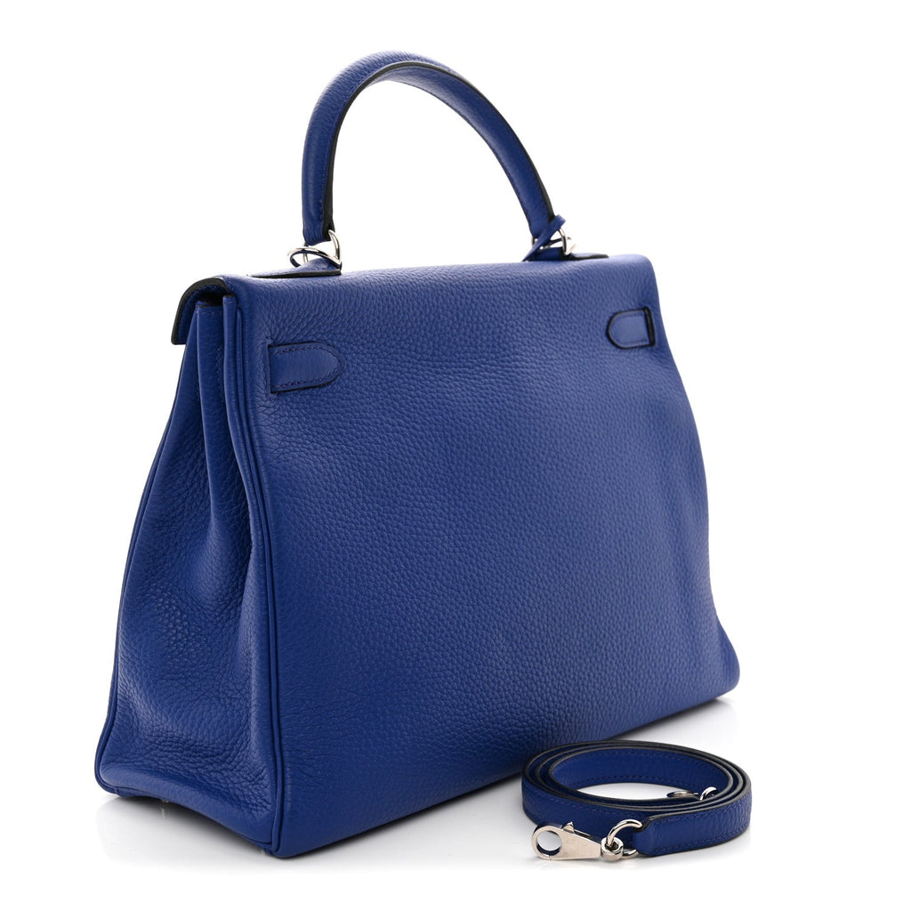 Taurillon Clemence Kelly Retourne 32 Bleu Electrique