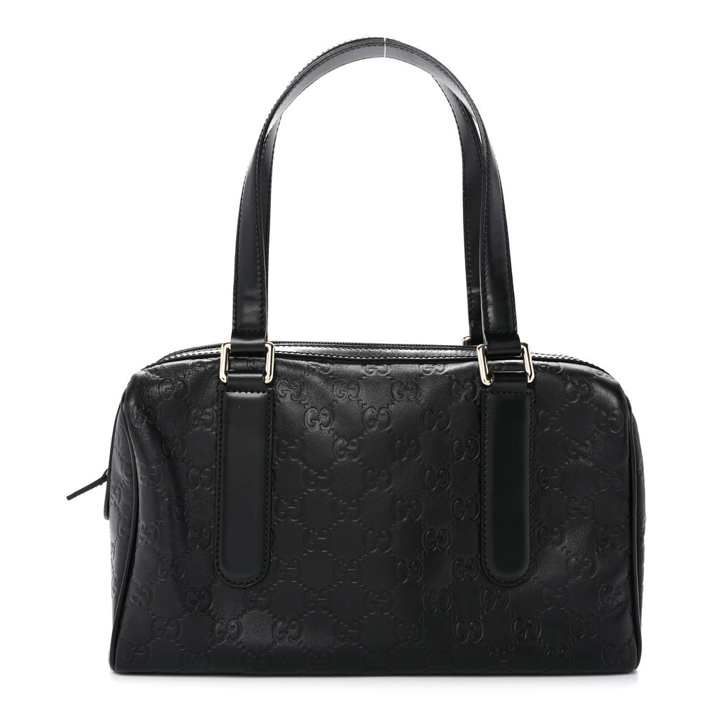 Guccissima Small Boston Black