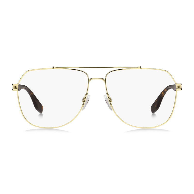 Marc Jacobs Eyeglasses Aviator Full Rim, Gold Frame and Clear Demo Lenses Lens MARC751006J00