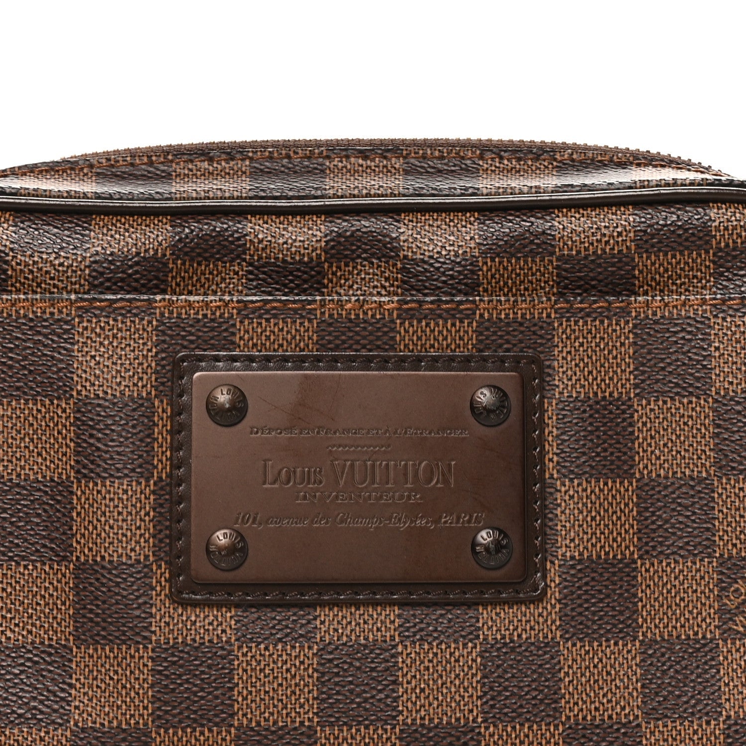 Damier Ebene Brooklyn Bum Bag