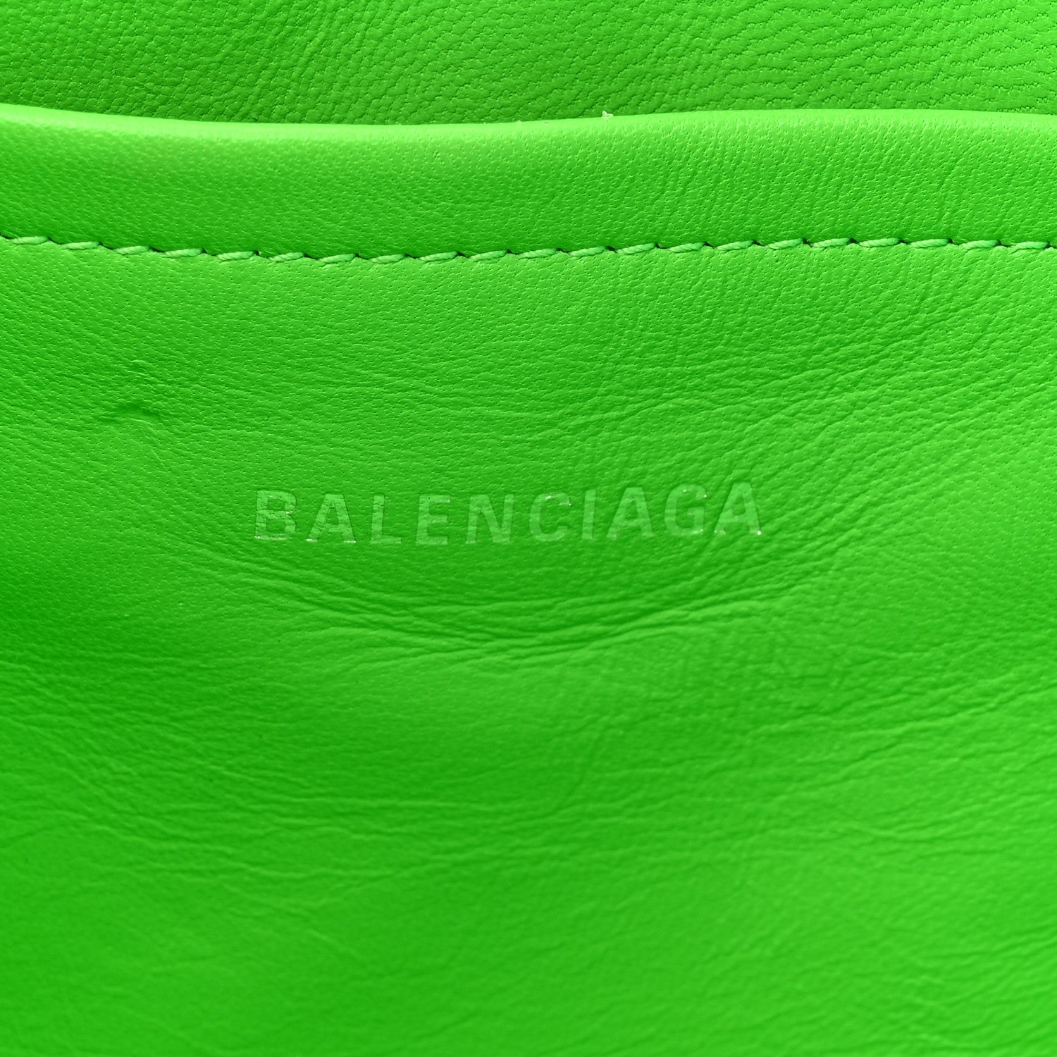 Nylon Lambskin Woven Small Ibiza Basket With Strap Green