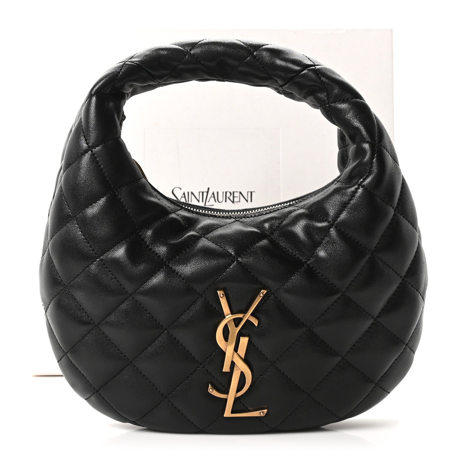 Lambskin Quilted Icarino Bag Black