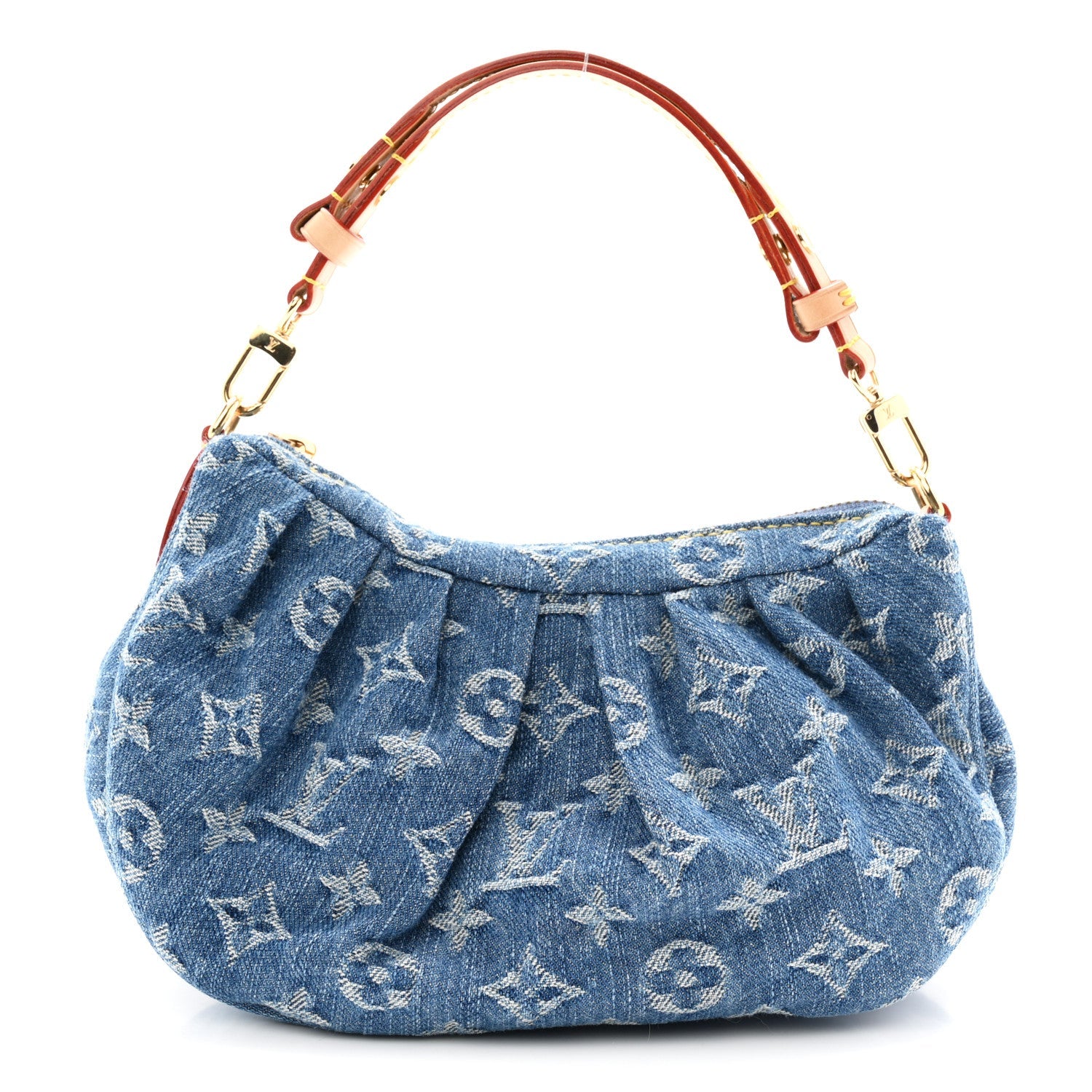 Monogram Denim Pochette Valley Blue