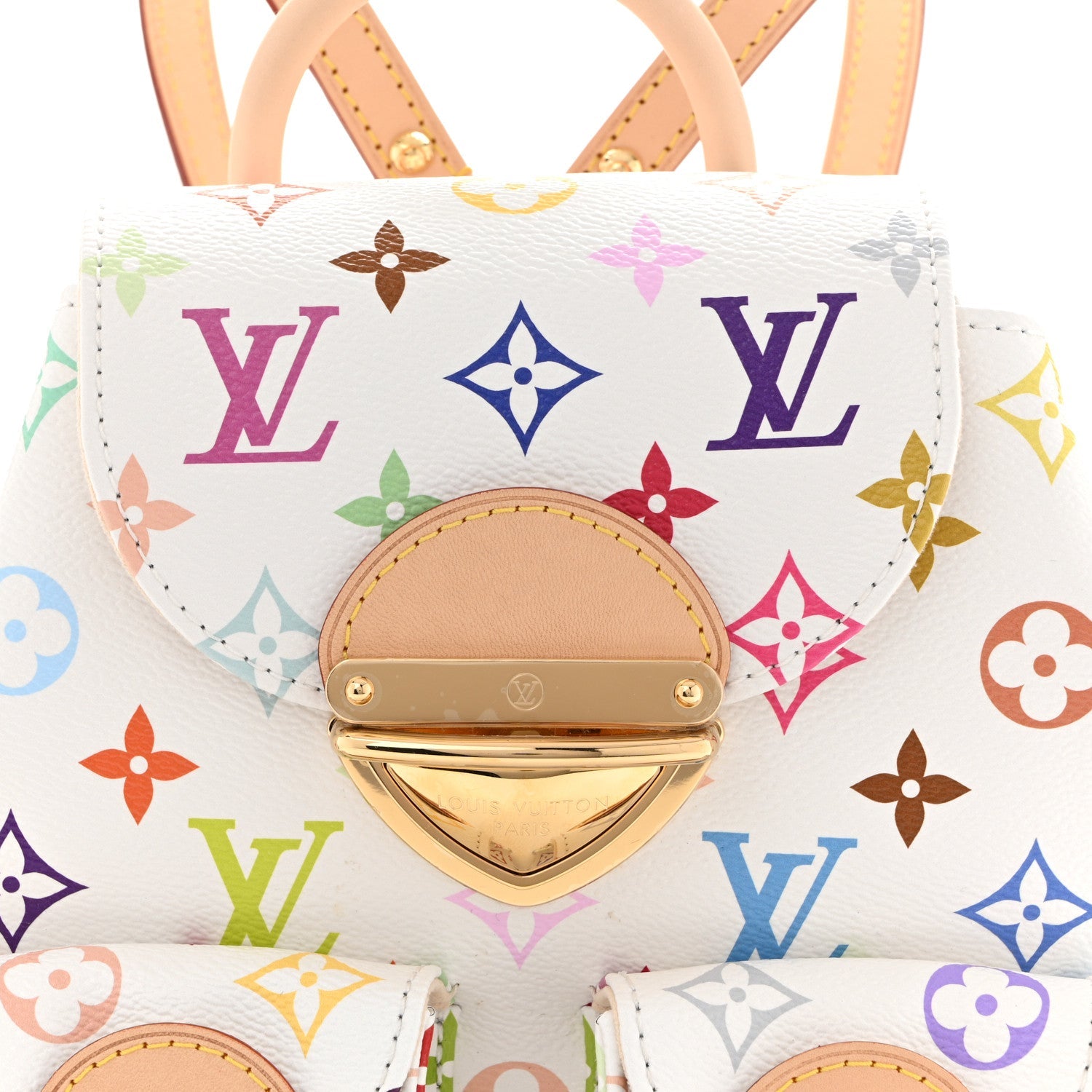 LV X TM Monogram Multicolor Venice Backpack White