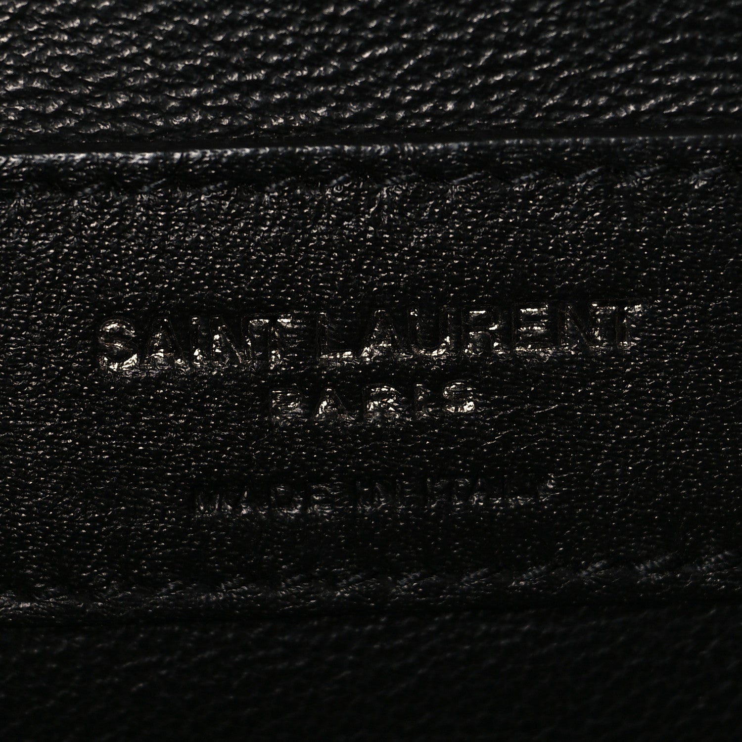 Grain De Poudre Textured Mixed Matelasse Triquilt Medium Monogram Monochrome Satchel Black