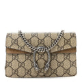 GG Supreme Monogram Super Mini Dionysus Shoulder Bag Taupe