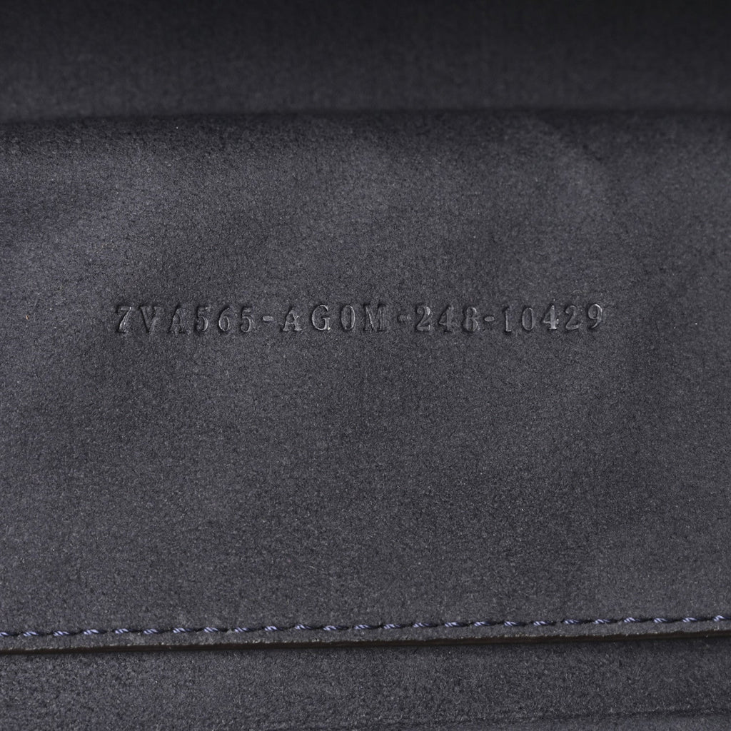 Recycled Fabric Jacquard Vitello King FF 1974 Baguette Soft Trunk  Blue