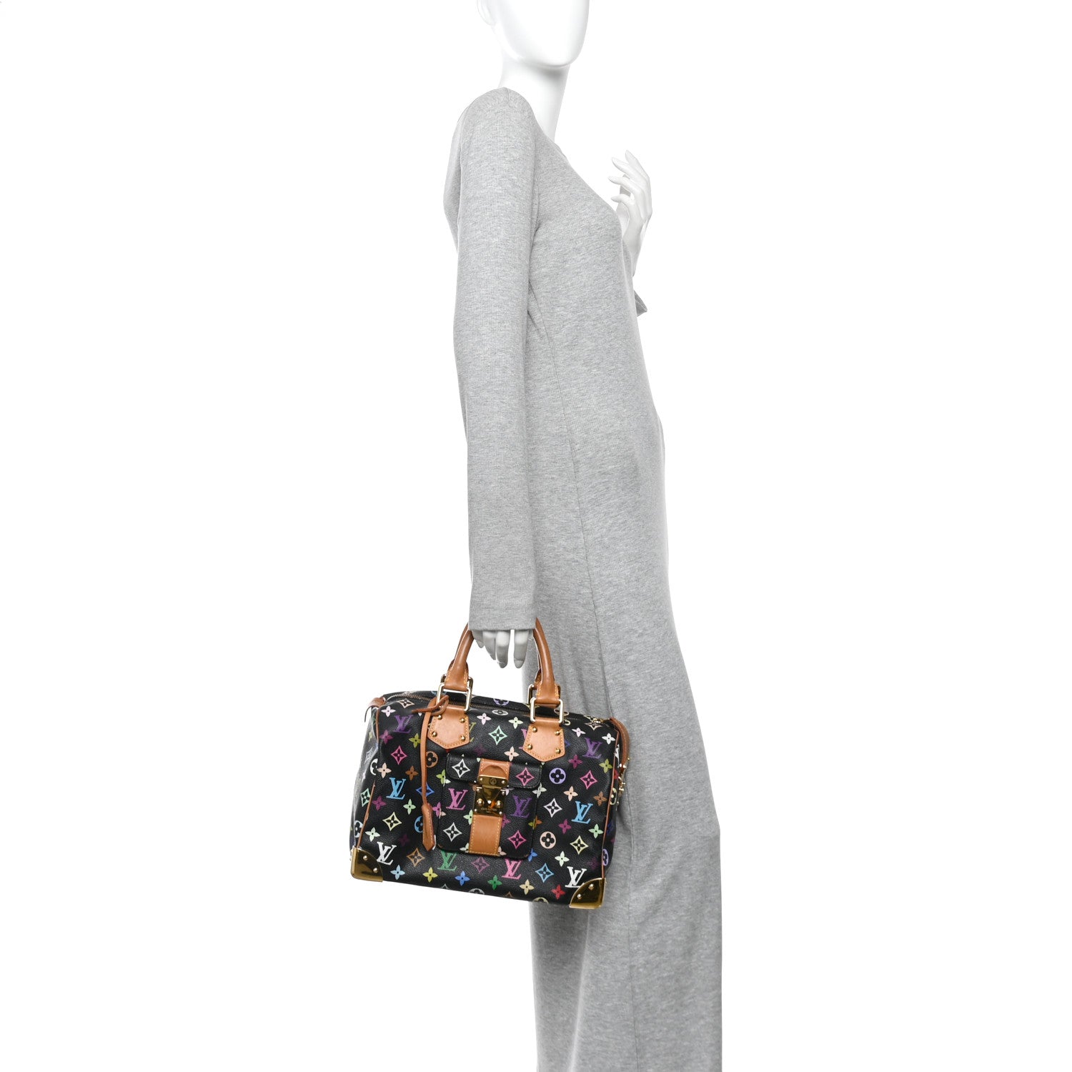 Monogram Multicolor Speedy 30 Black