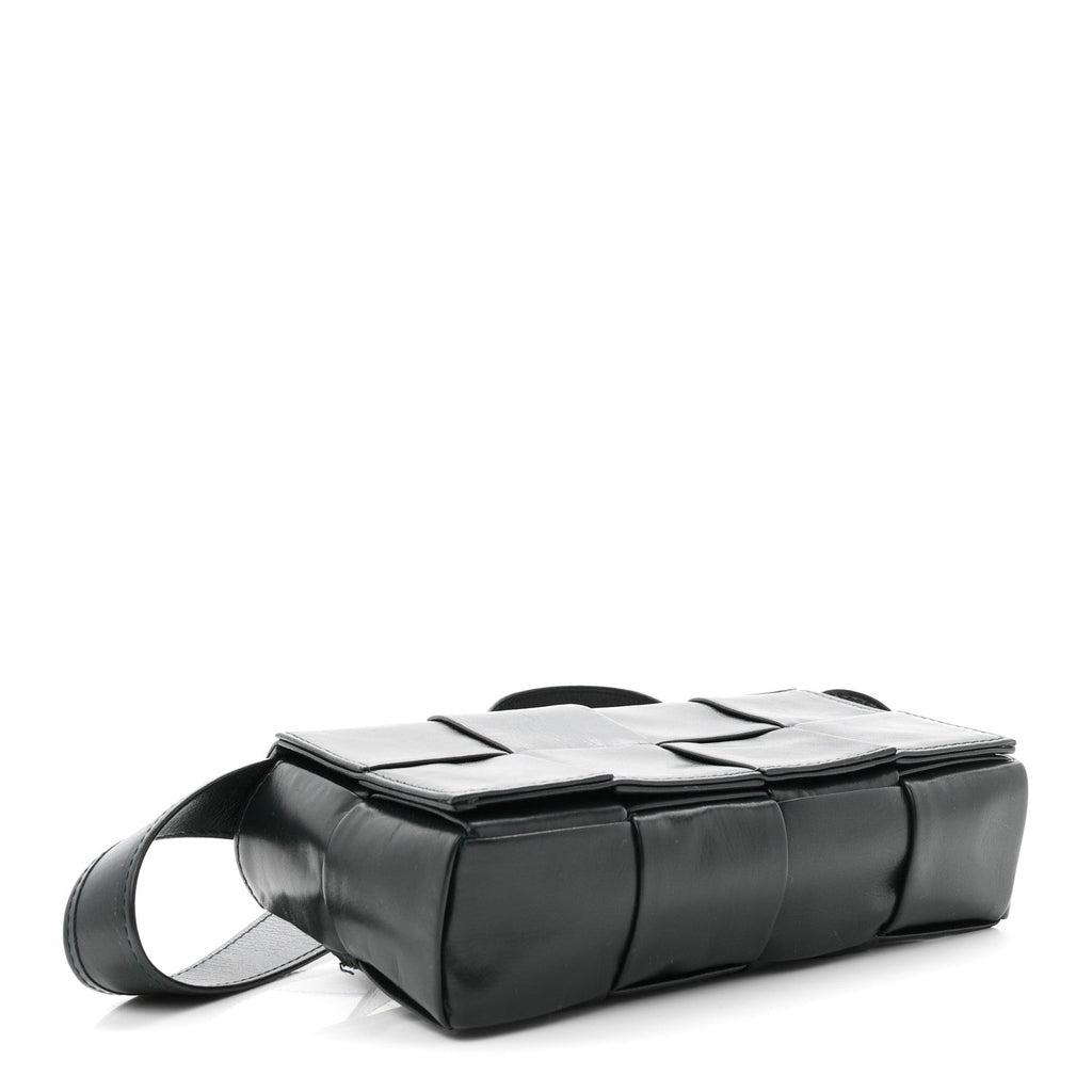 Paper Calfskin Intreccio Cassette Belt Bag Camping