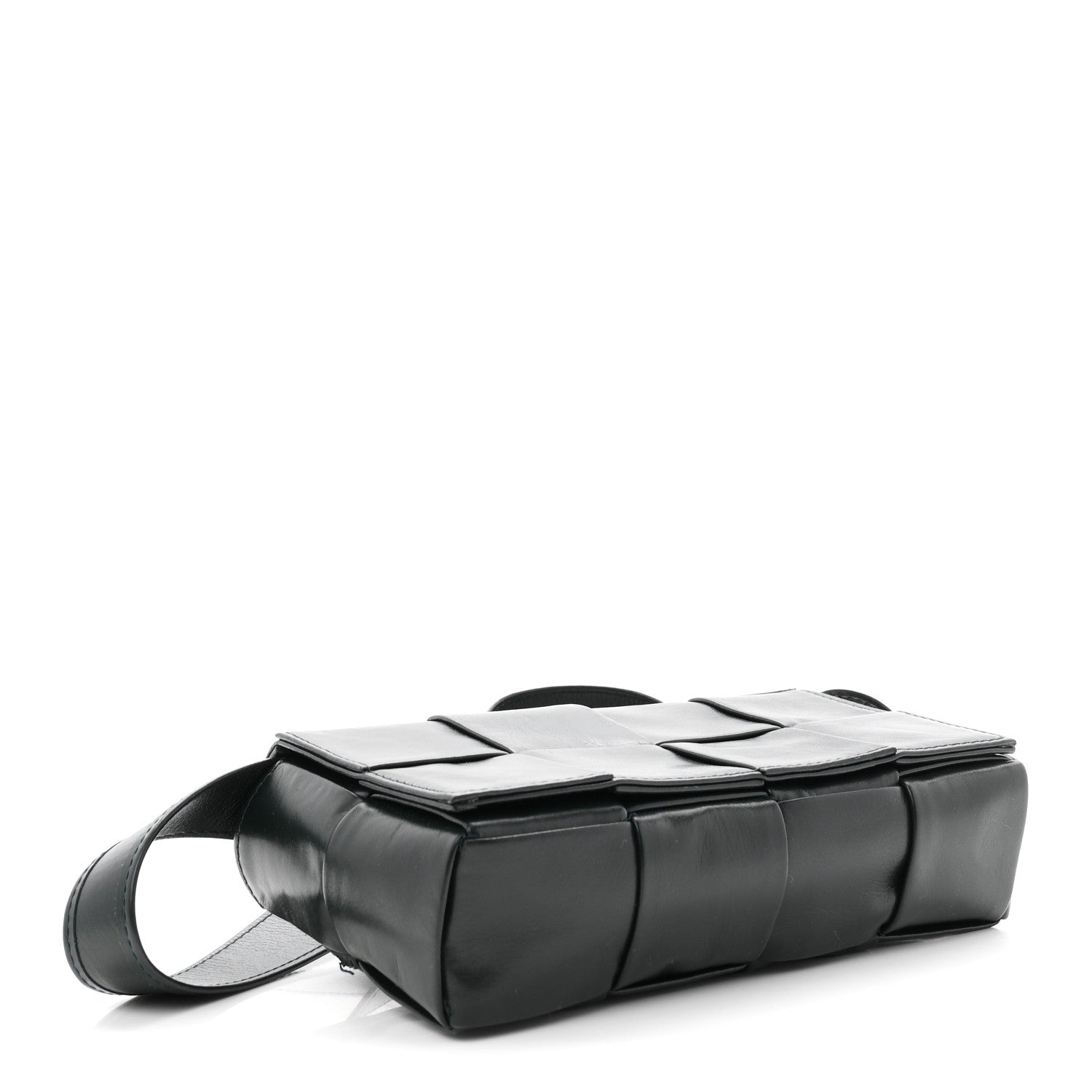 Paper Calfskin Intreccio Cassette Belt Bag Camping