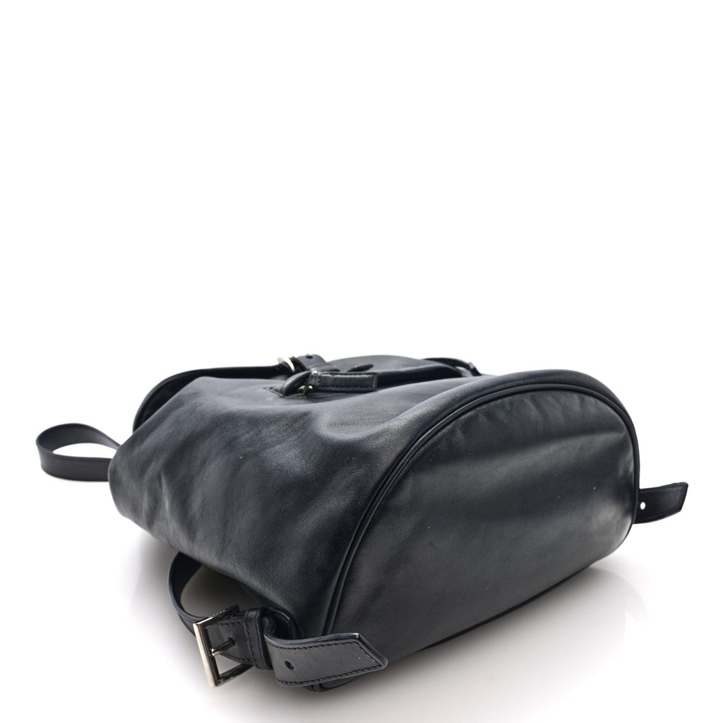 Calfskin Backpack Black