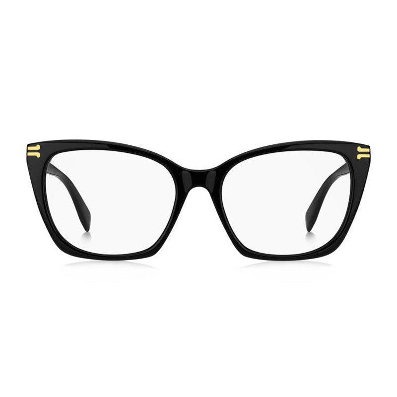 Marc Jacobs Eyeglasses Cat Eye Full Rim, Black Frame and Clear Demo Lenses Lens MJ1096/F080700