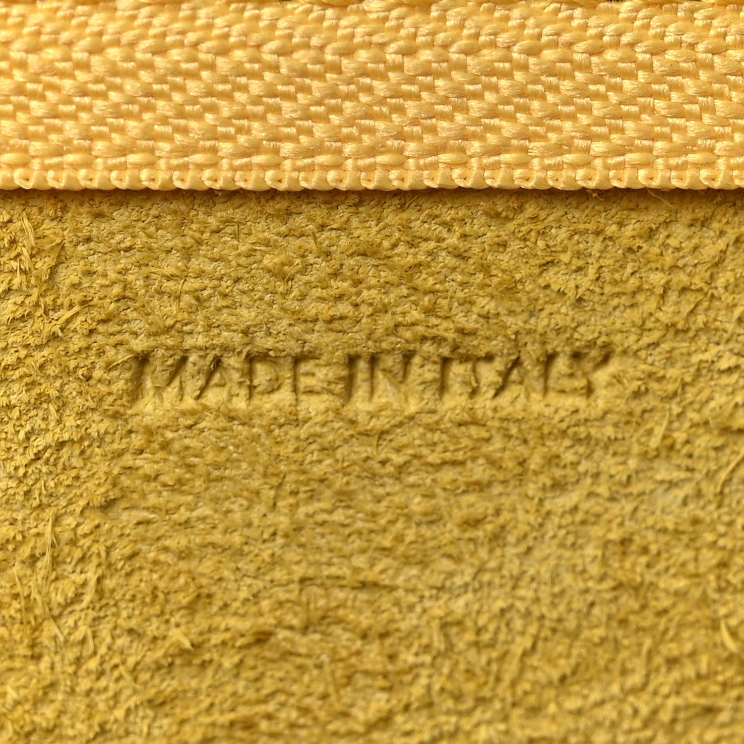 Grained Calfskin Nano Belt Bag Citrus