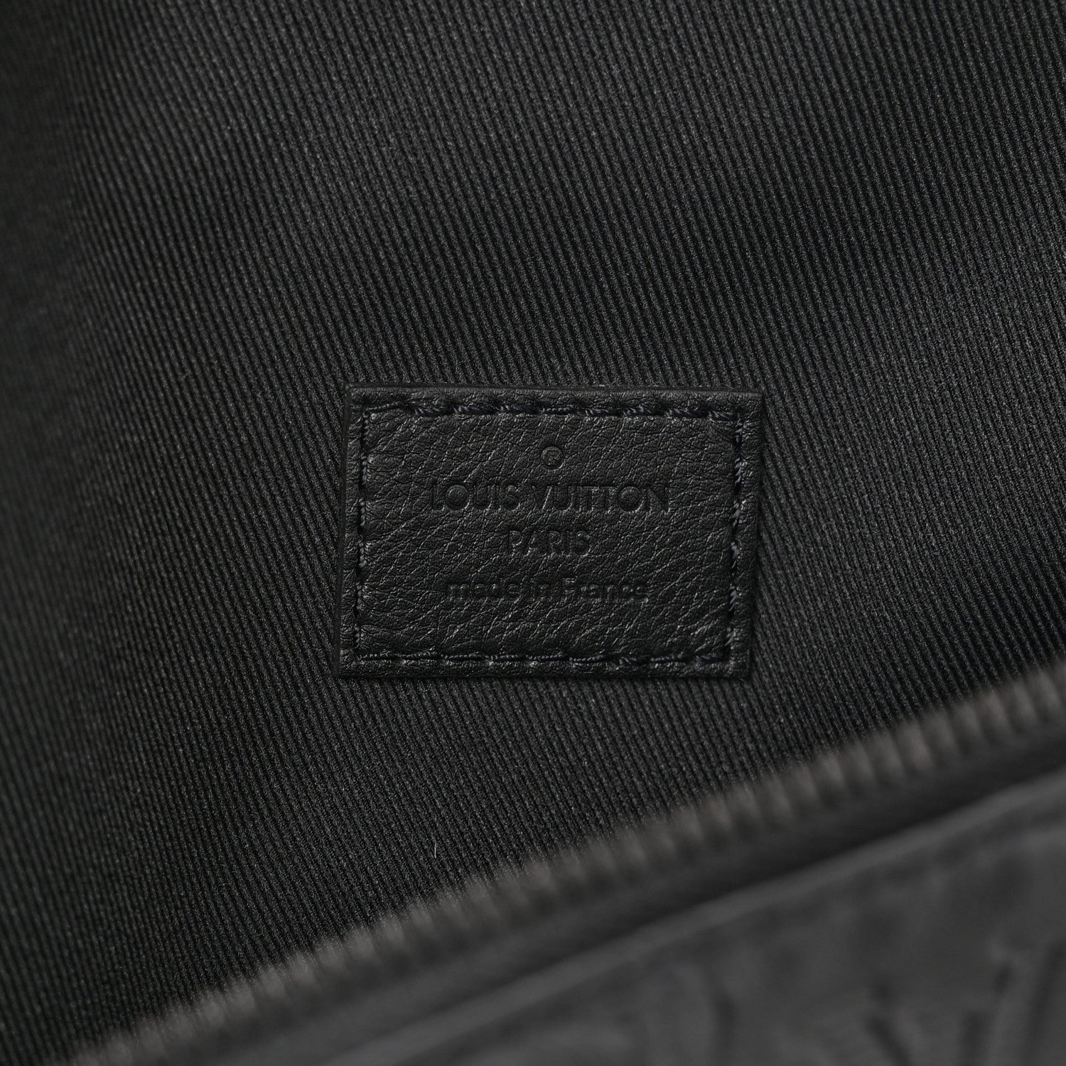 Calfskin Monogram Shadow Discovery Bumbag Black