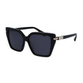 Salvatore Ferragamo Sunglasses Cat Eye Full Rim, Black Frame and Grey Lens SF1106S001
