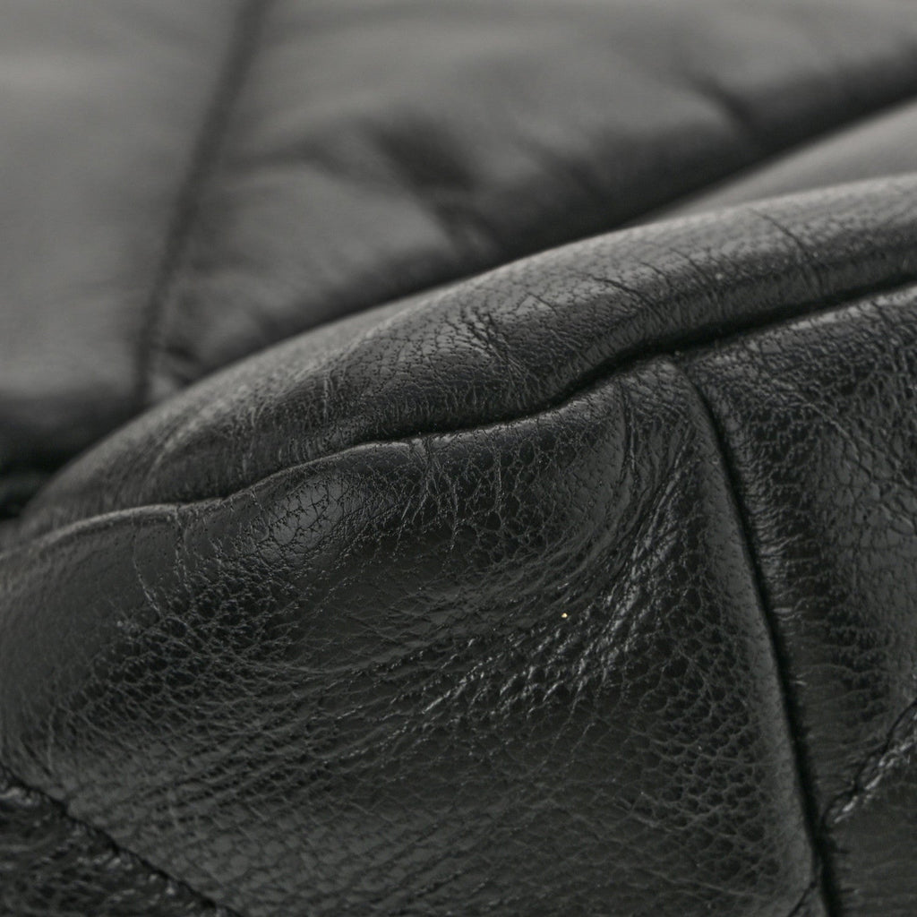 Goatskin Quilted Medium Chanel 19 Flap Black