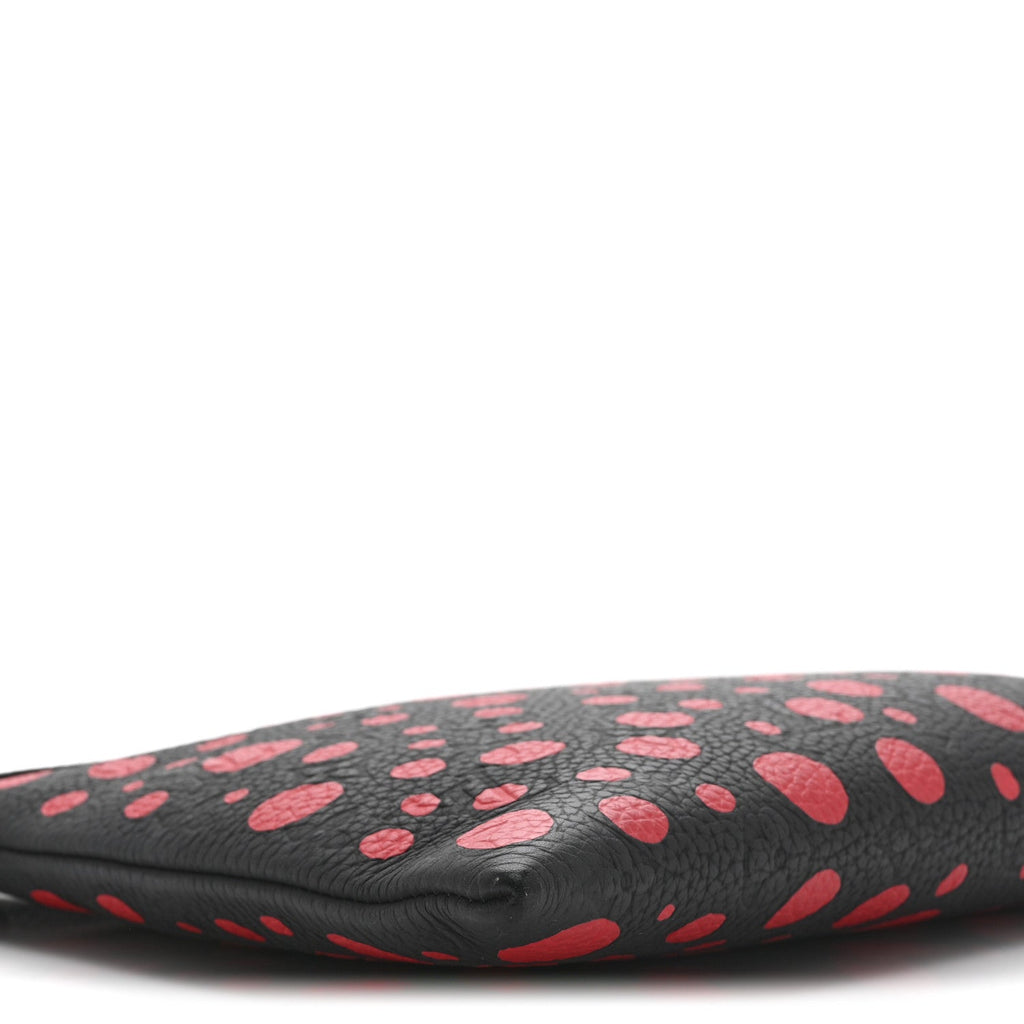 LV X YK Taurillon Monogram Pochette To-Go Black Red