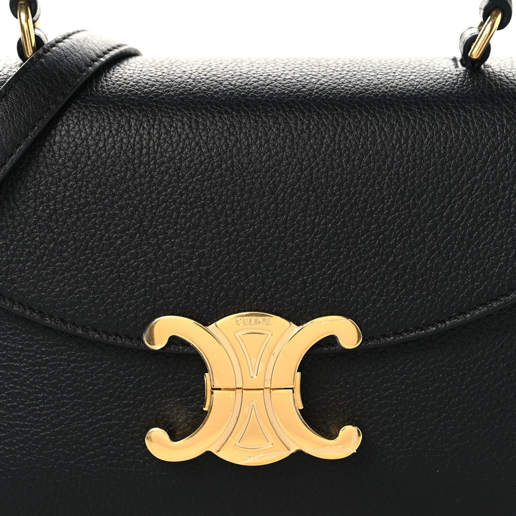Supple Grained Calfskin Teen Nino Black