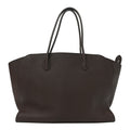 Matte Grained Calfskin Marlo 17 Deep Brown