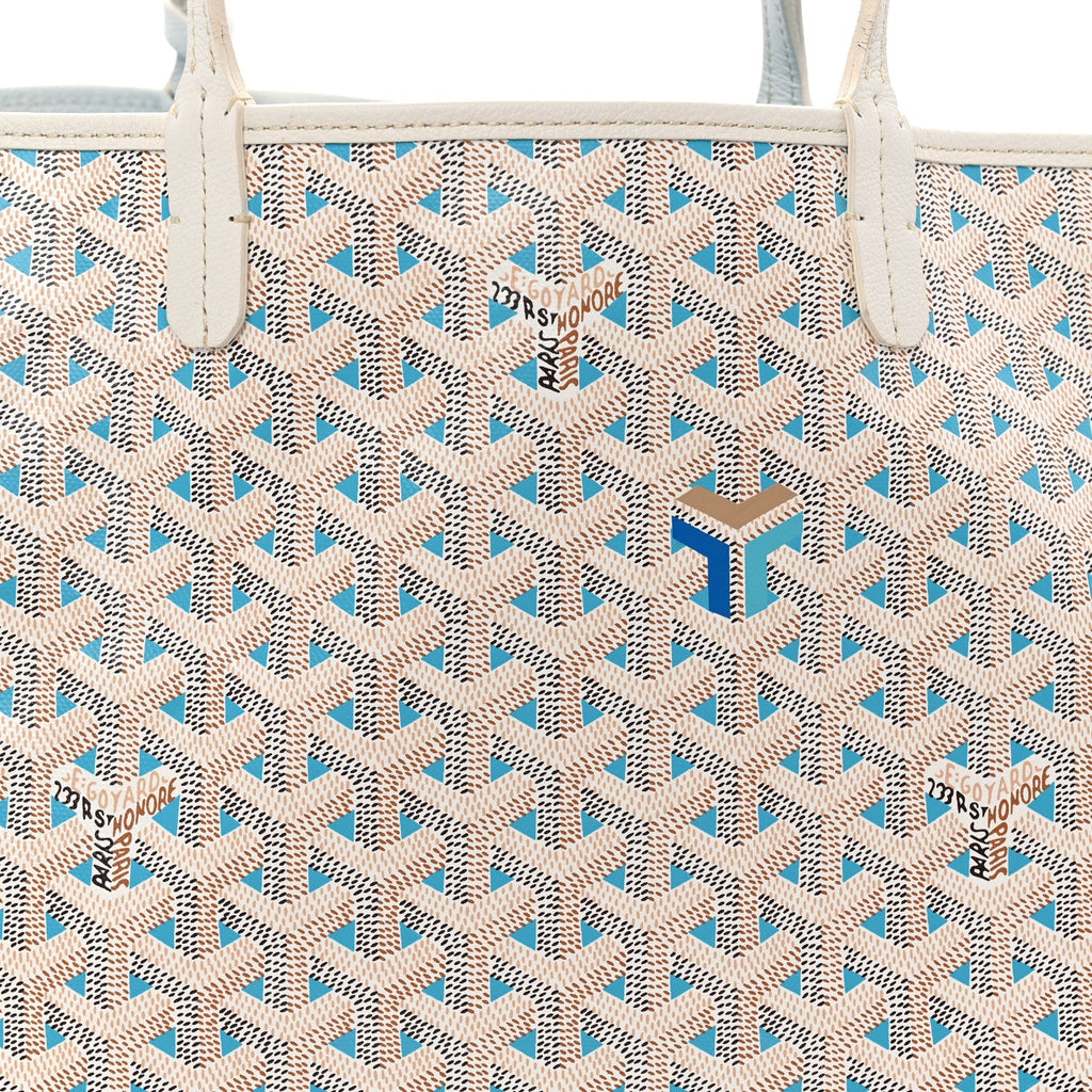 Goyardine Saint Louis Claire Voie PM White Opaline