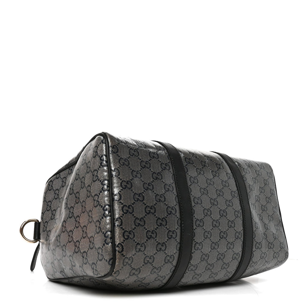 Crystal Monogram Medium Joy Boston Black