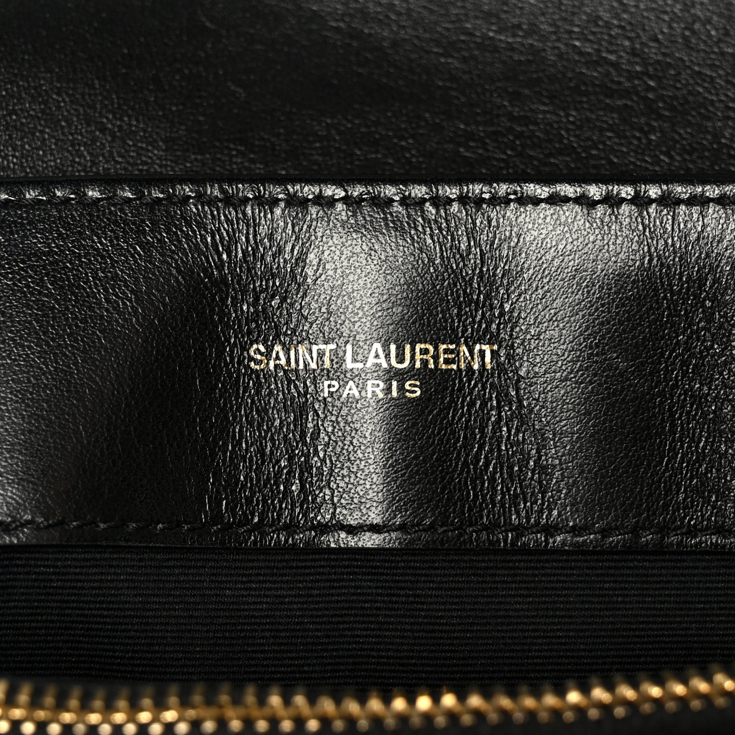 Calfskin Y Quilted Monogram Small Loulou Chain Satchel Black