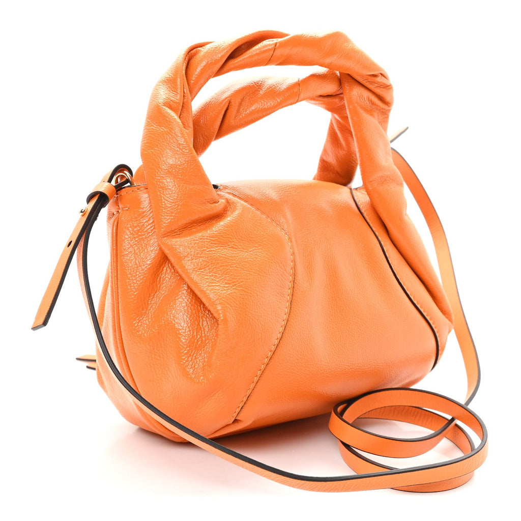 Calfskin Mini Spy Flame Orange