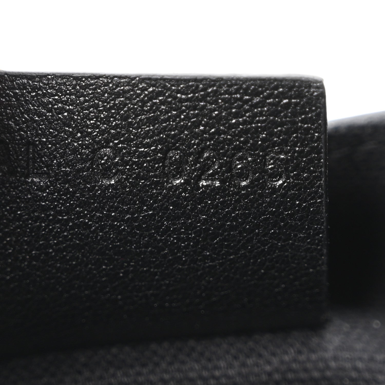 Tumbled Calfskin Nano Voyou Bag Black