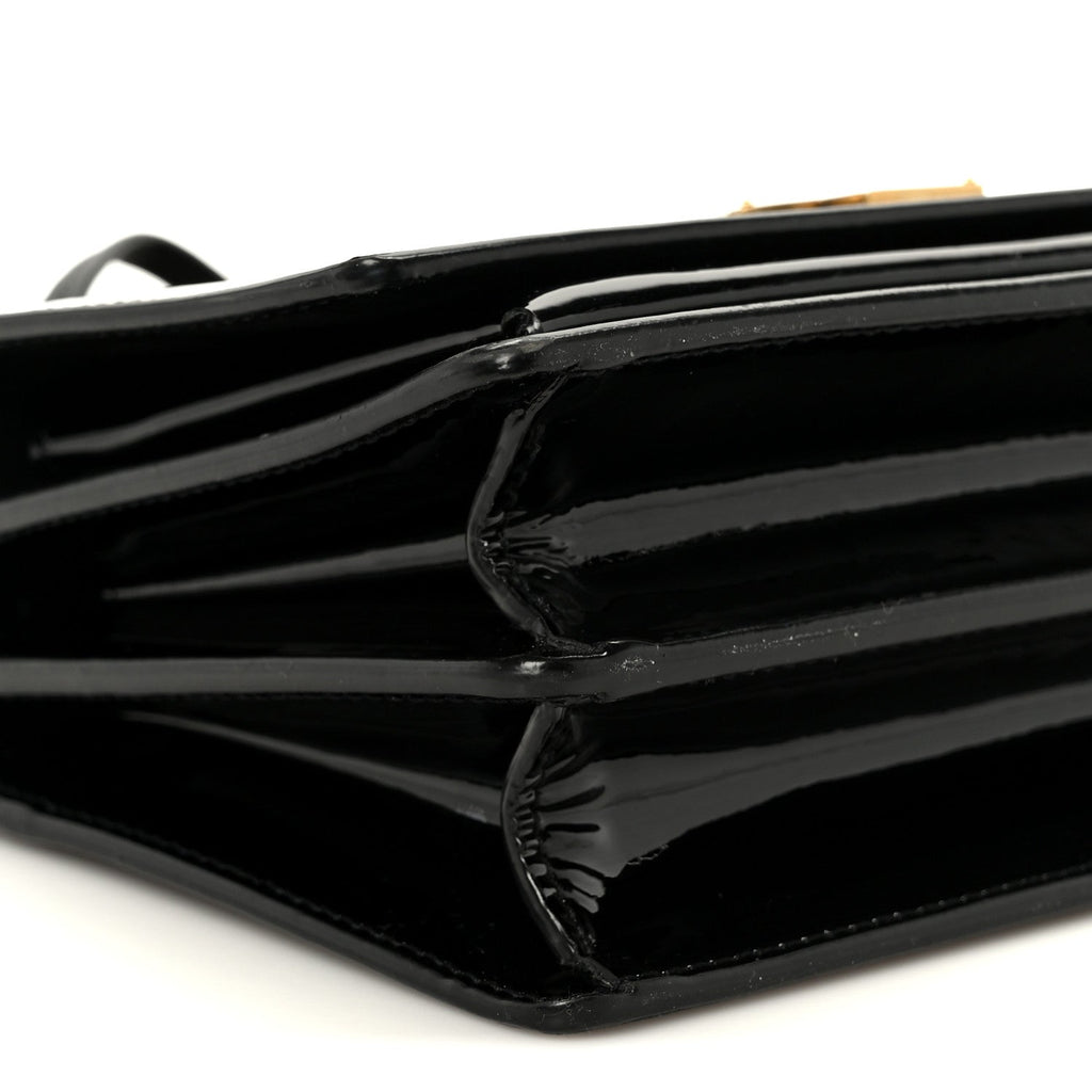 Patent Small Monogram Sunset Black