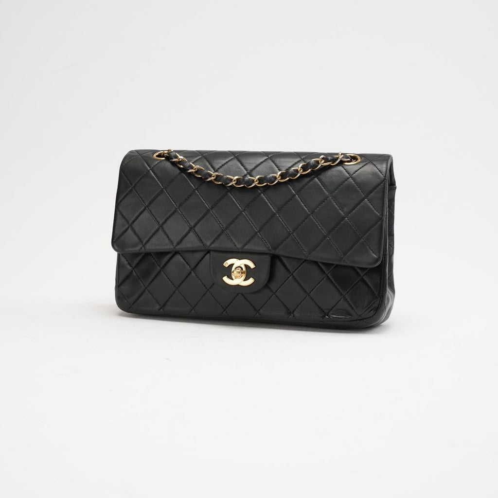Chanel Vintage Black Medium Classic Double Flap Bag 2003