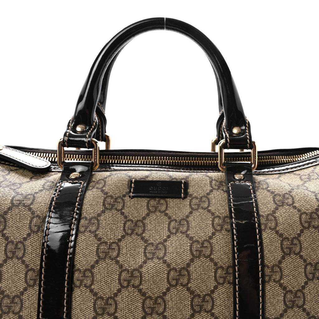 GG Plus Monogram Medium Joy Boston Dark Brown