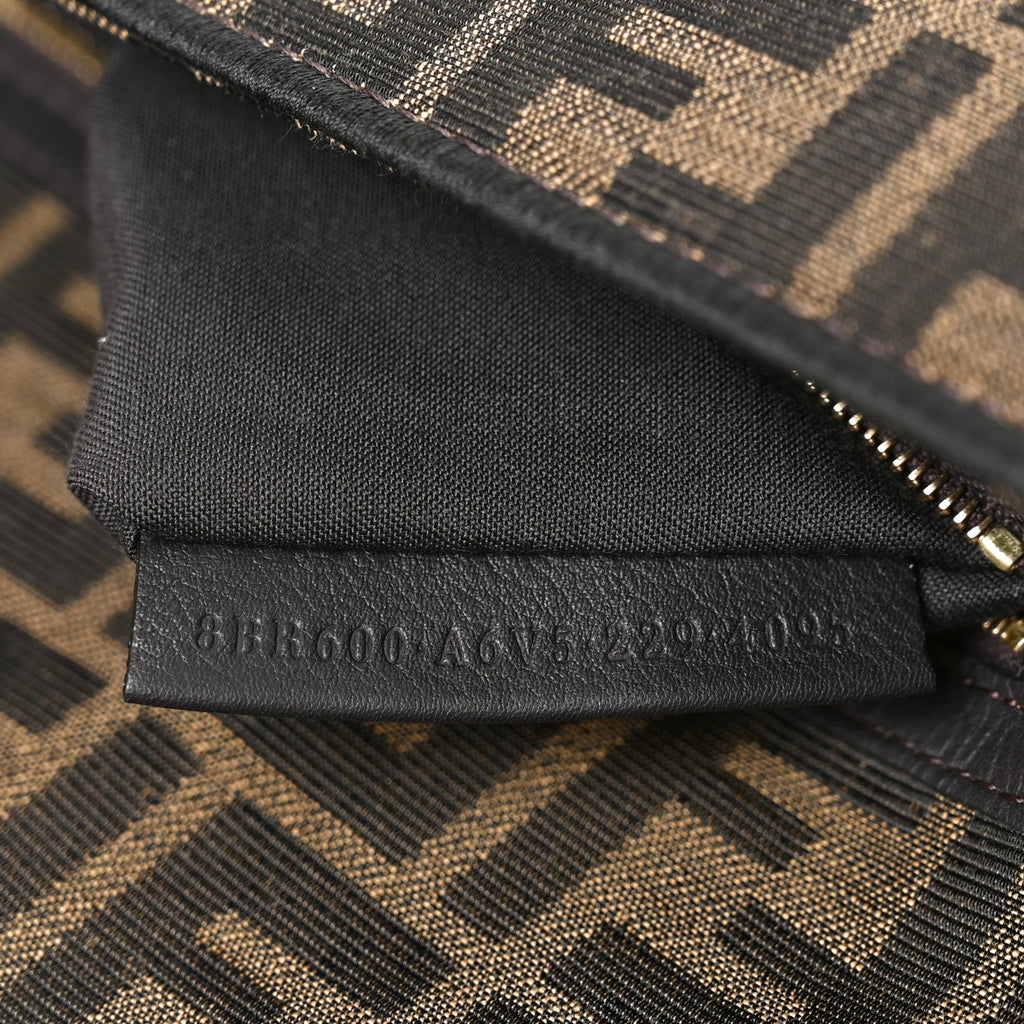 Fabric Jacquard FF 1974 Medium Baguette Tobacco Moro Black