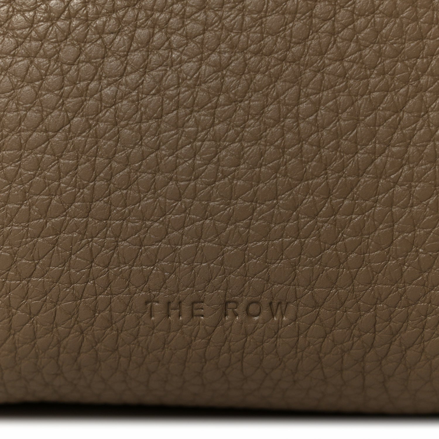 Grained Calfskin Annie E/W Crossbody Bag Smoked Taupe