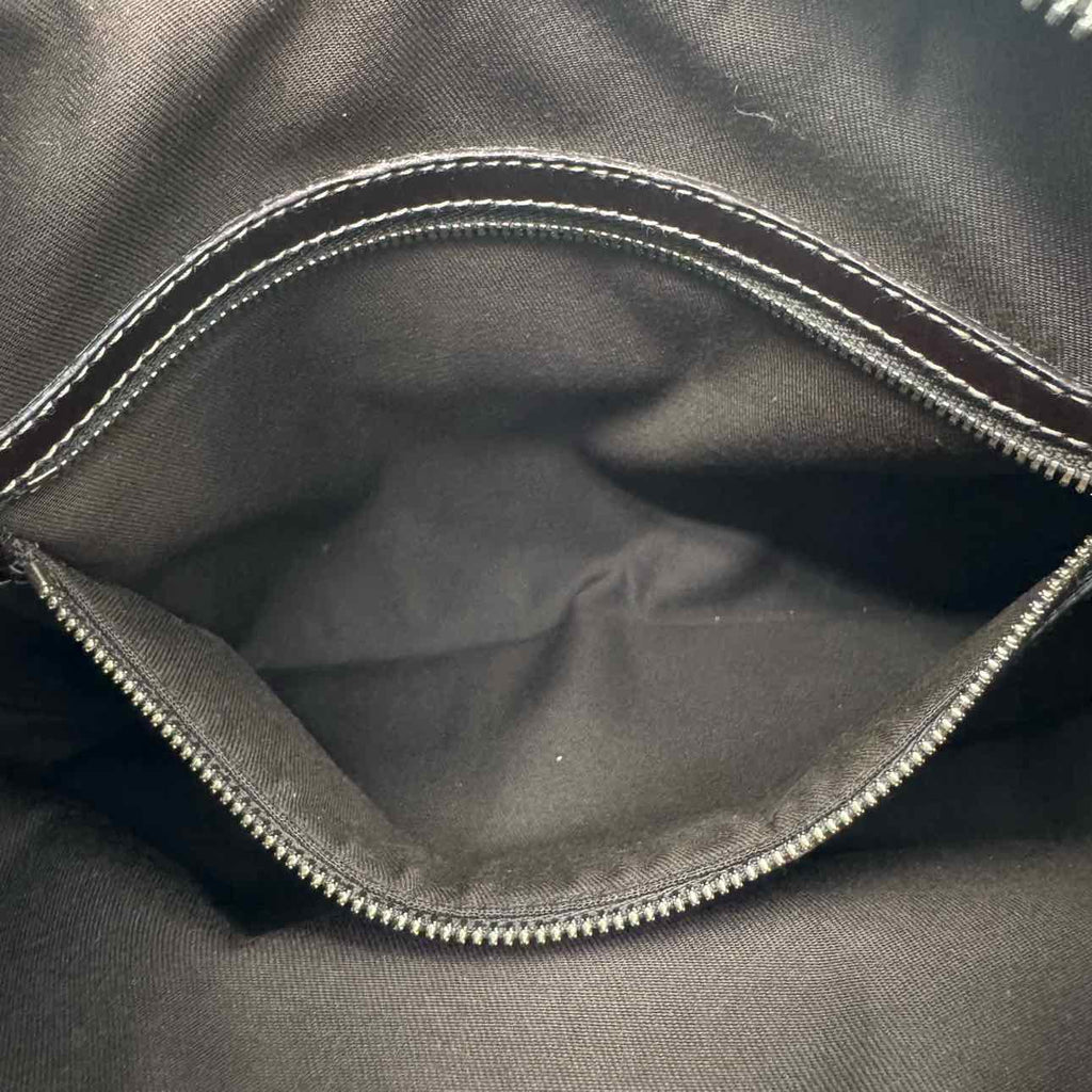 GUCCI Canvas Bamboo Horsebit Amalfi Hobo Bag